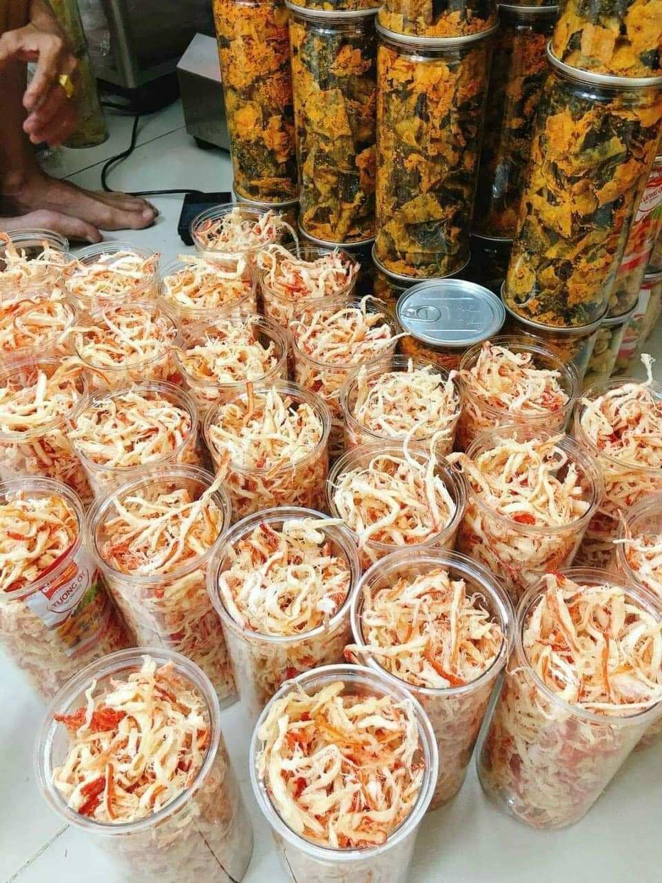 Mực hấp nước dừa xé sợi - 200gr