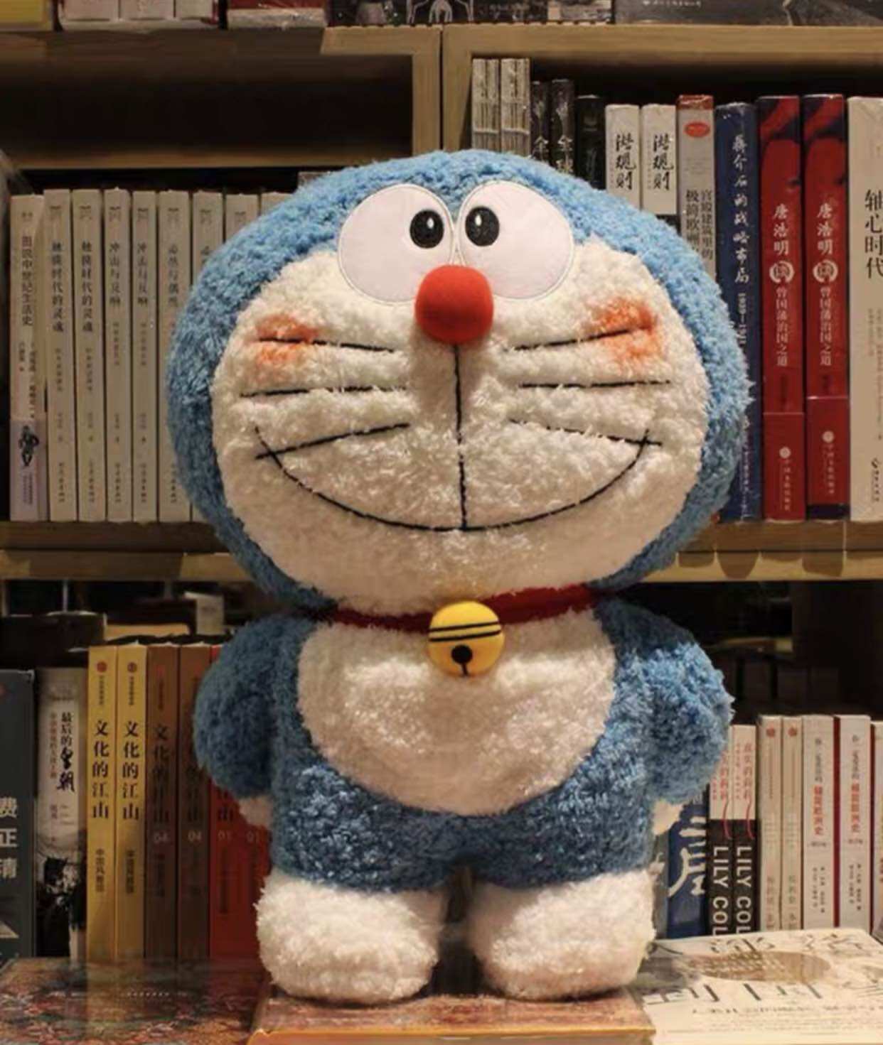 Doraemon nhồi bông dễ thương 35cm, gấu bông doraemon