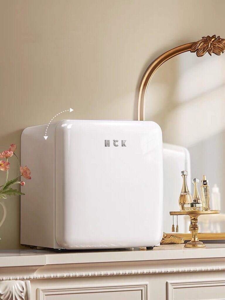 Tủ lạnh bảo quản mỹ phẩm chính hãng HCK BC-46COC 42L phong cách retro - Lazada | Lazada.vn