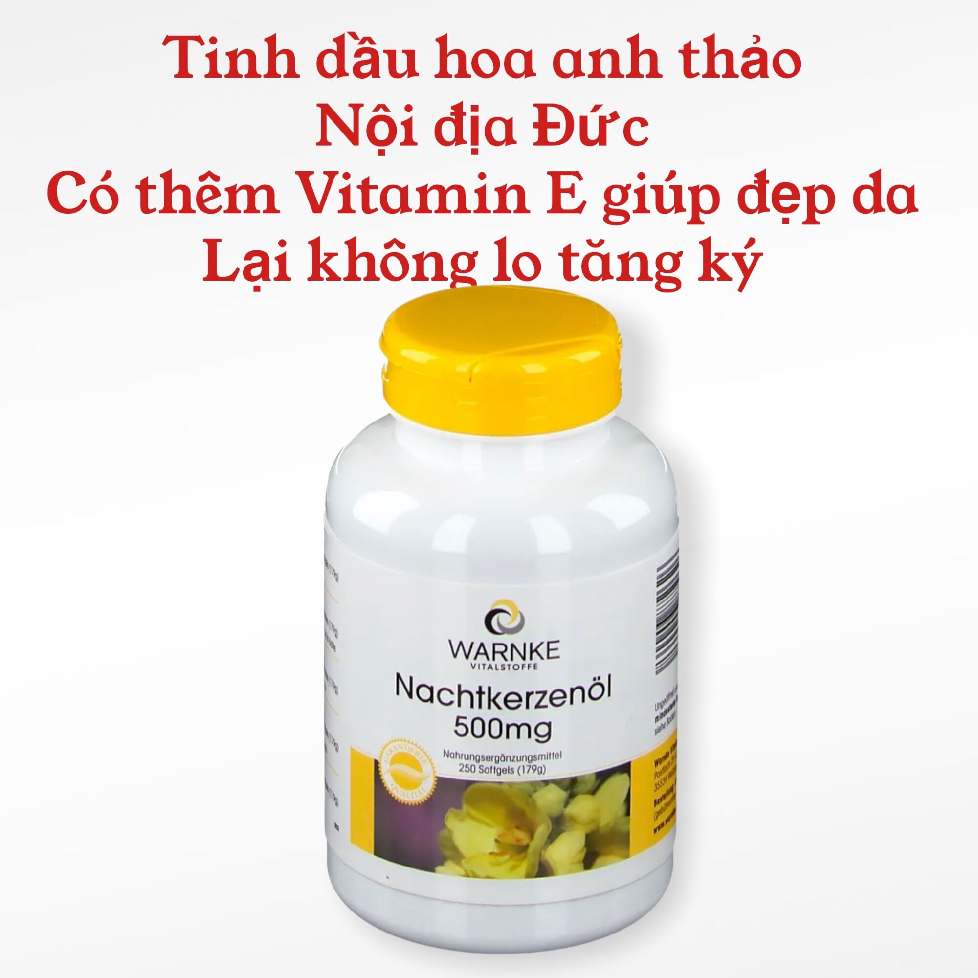 Thực phẩm giúp chị em trẻ đẹp, viên mãn trong cực hiệu quả Warnke 250v Đức