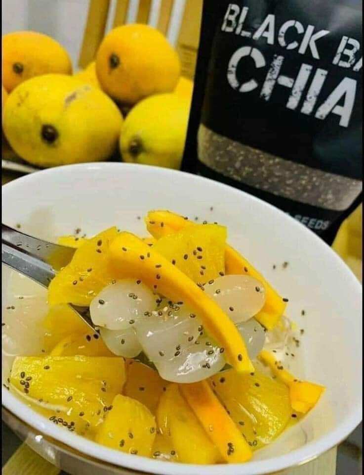 ĐÁC RIM KHÓM MÍT HẠT CHIA hủ 1kg