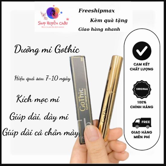 [HCM]Serum Duỡng Mi và Lông Mày GoThic kích mọc mi dài và dày mi