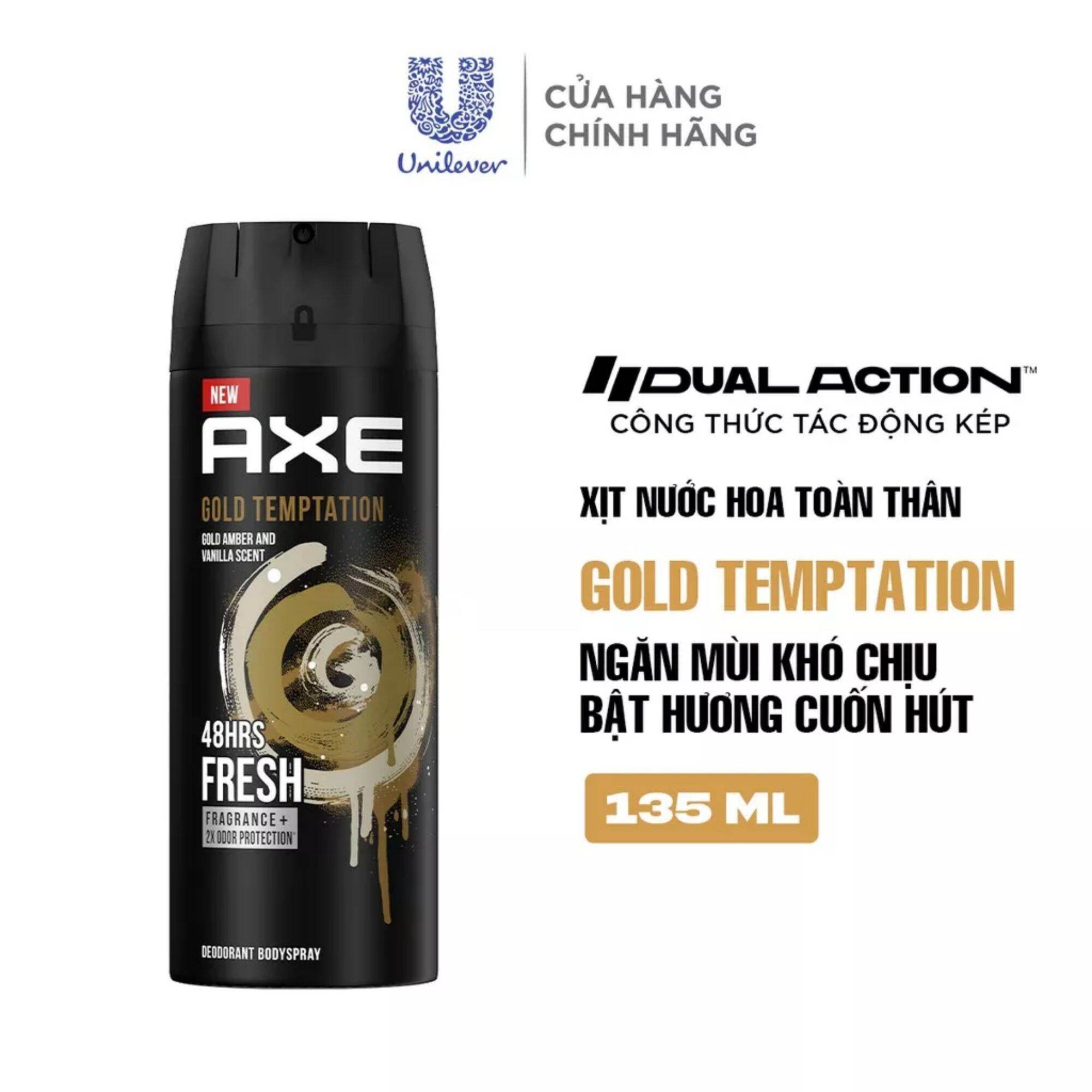 Xịt khử mùi toàn thân Axe 135ml