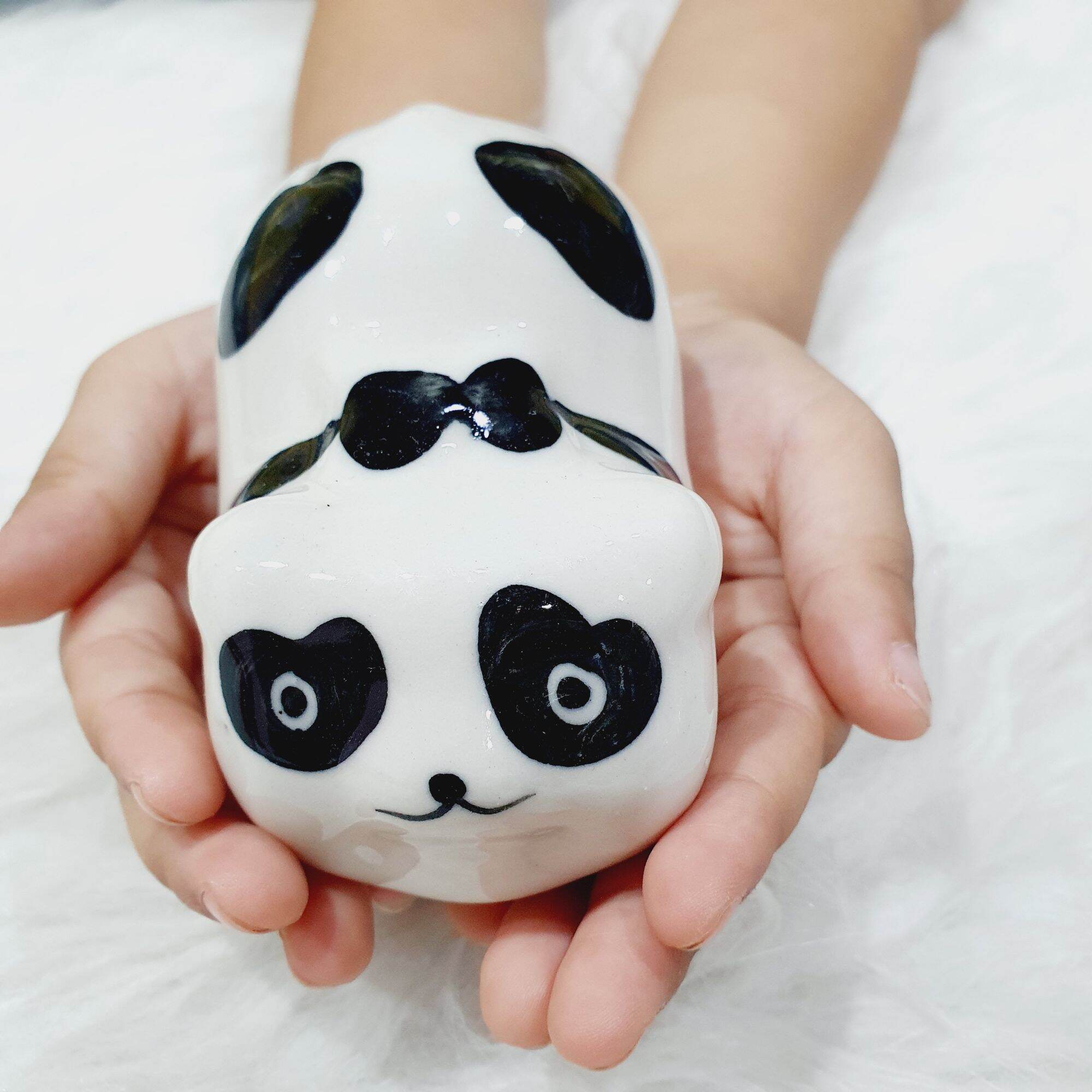 Lợn nơ sứ tiết kiệm size mini để bàn trang trí