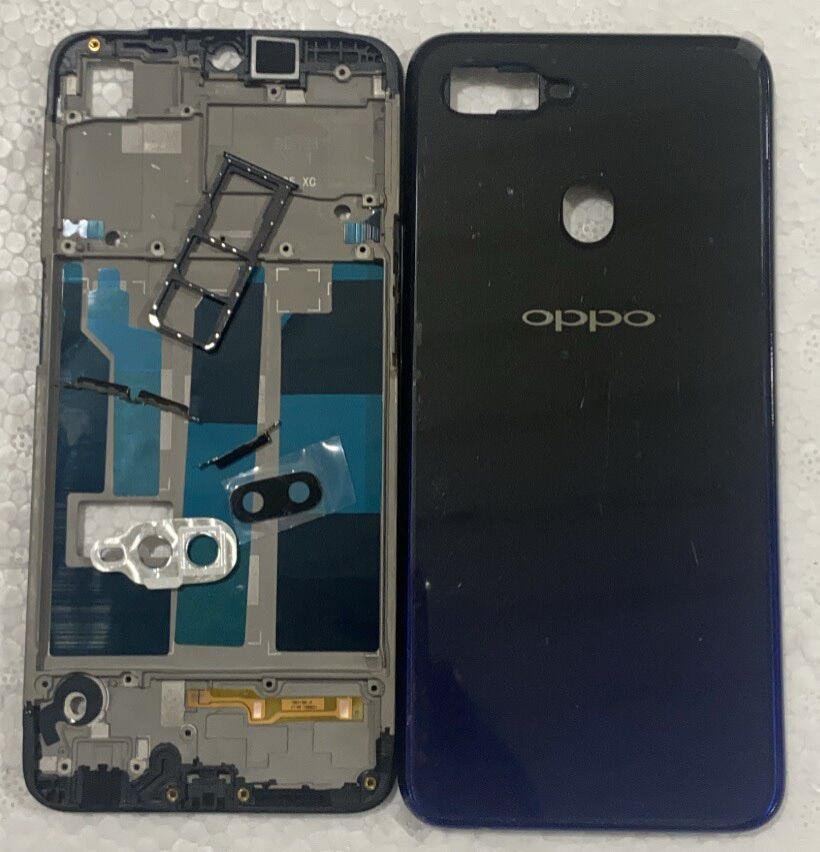 Vỏ bộ , khung sườn Oppo F9 / vỏ oppo f9 zin new / có kính camera sau, khay sim