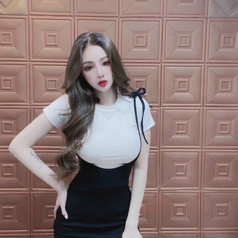 SET ÁO CROPTOP KÈM YẾM HAI MÓN SIÊU RẺ SET09