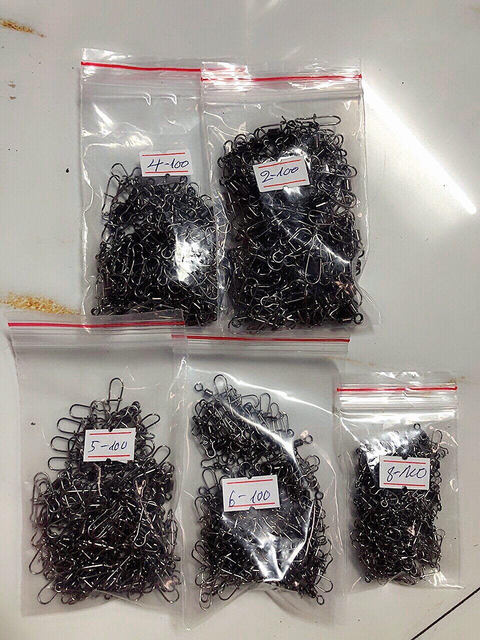 combo 5 chiếc khóa chữ u móc mồi câu lure