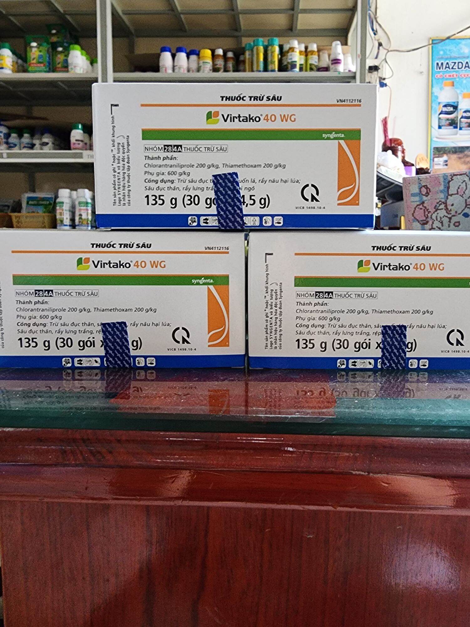 Thuốc trừ sâu Virtako 40wg 4,5gr combo 2 gói