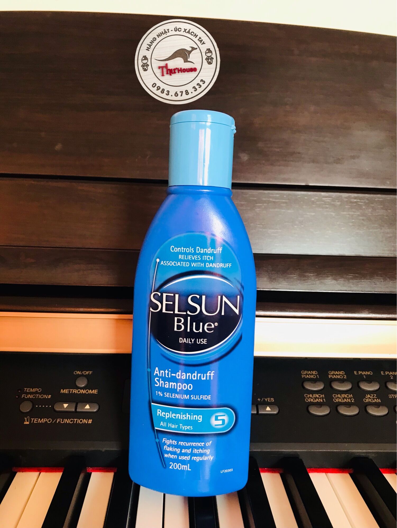 Dầu gội da dầu da gàu selsun nắp xanh