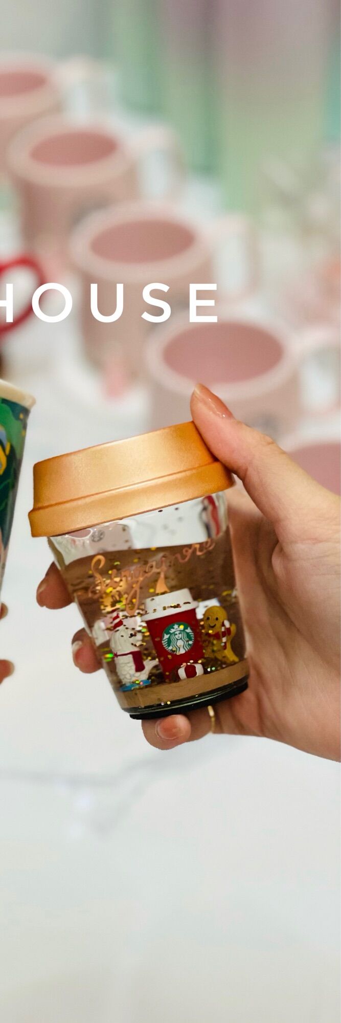 Bộ sưu tập Bình giữ nhiệt - Cốc sứ Giáng Sinh tại Starbuck Singapore 2020