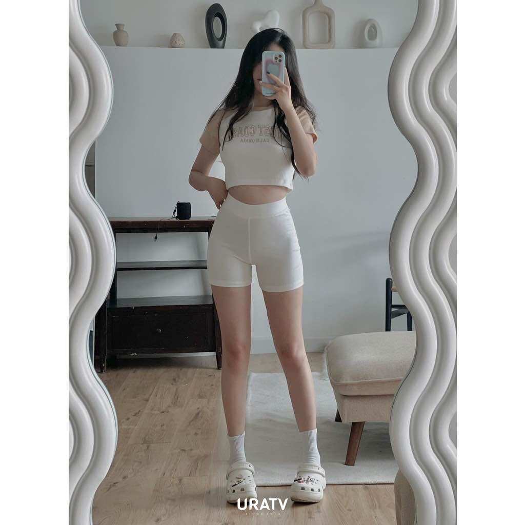 Quần Legging  NGỐ Đùi  nữ Chất Zip Cotton 100% Co Dãn