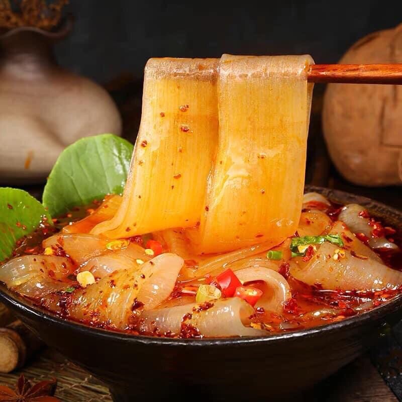 Miến dẹt khoai lang Trùng Khánh ( ăn cùng lẩu) 250g