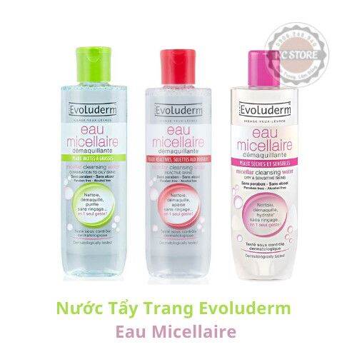 Nước tẩy trang Evoluderm