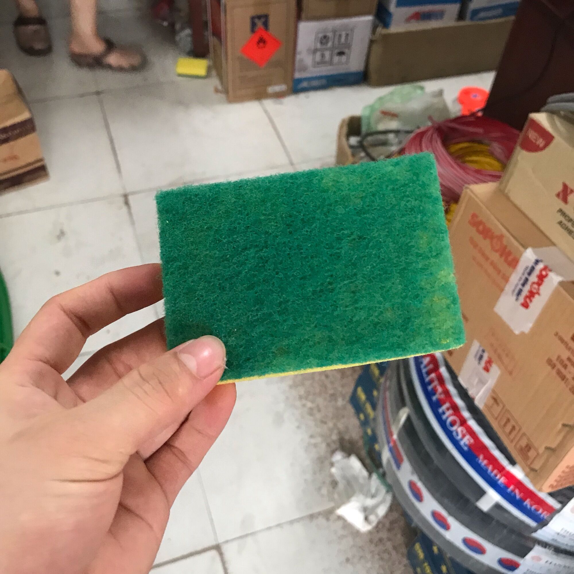 Combo 2 Miếng xốp rửa chén bát tiện lợi