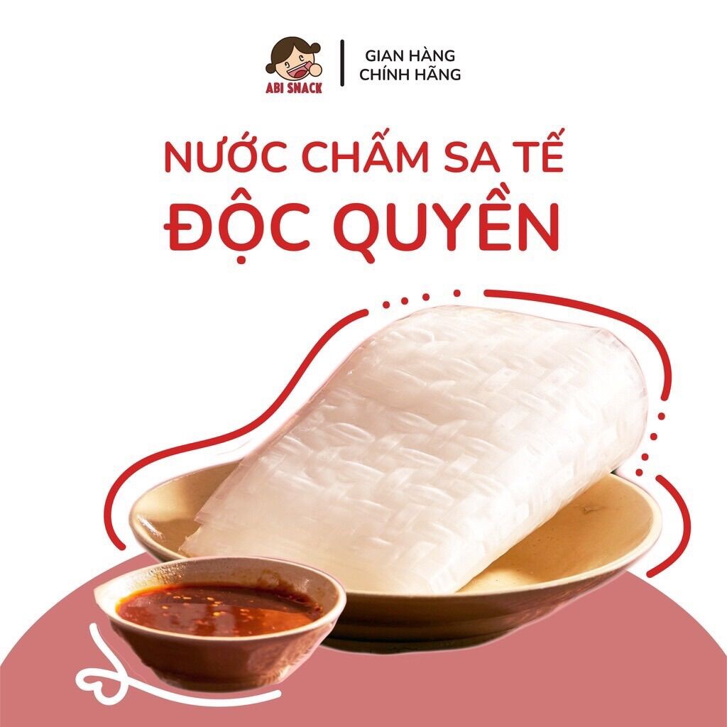 Bánh Tráng sate cay Abi