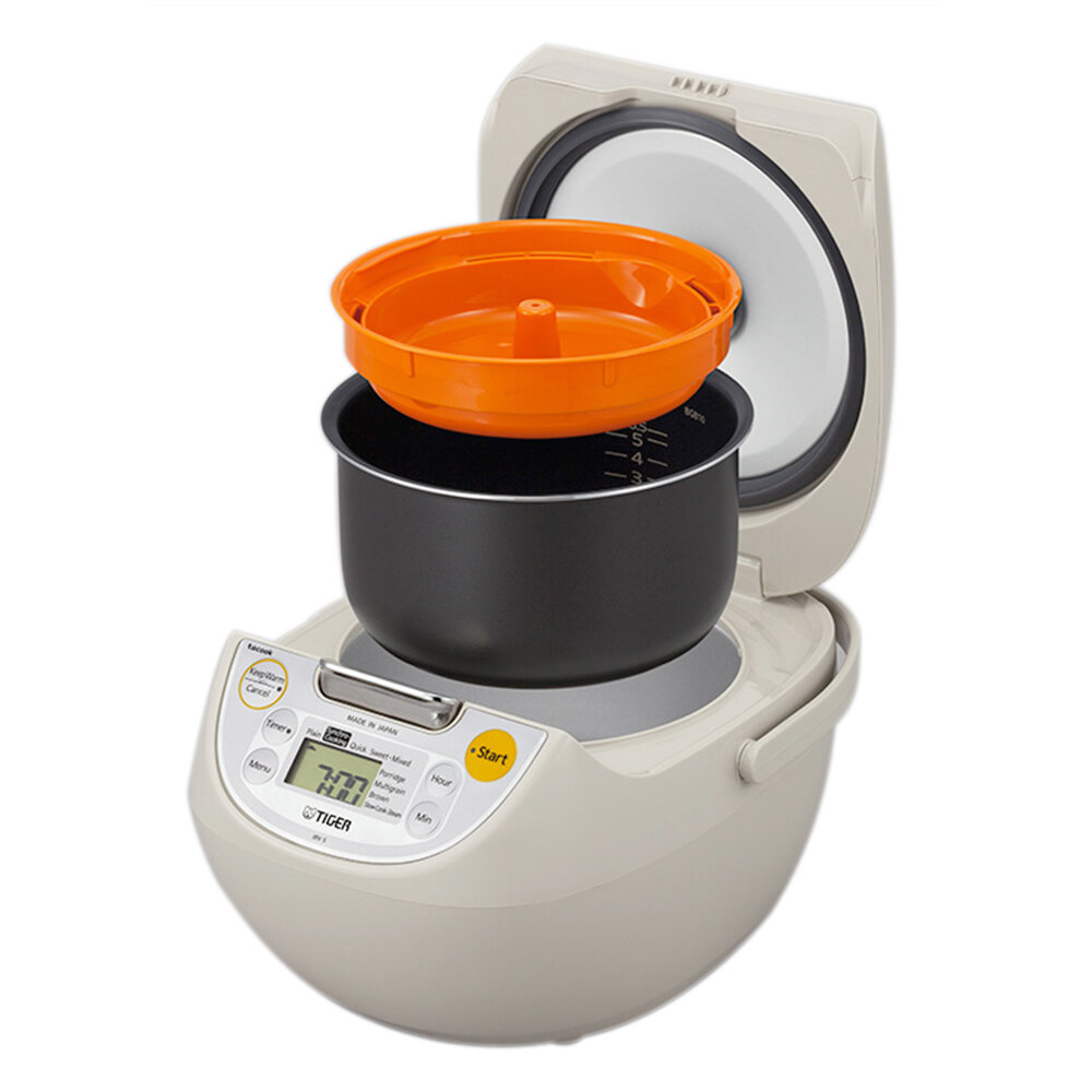 Nồi cơm điện tử Tiger 1 lít JBV-S10W _ Hàng_ chính hãng - Sản xuất Tại Nhật Bản