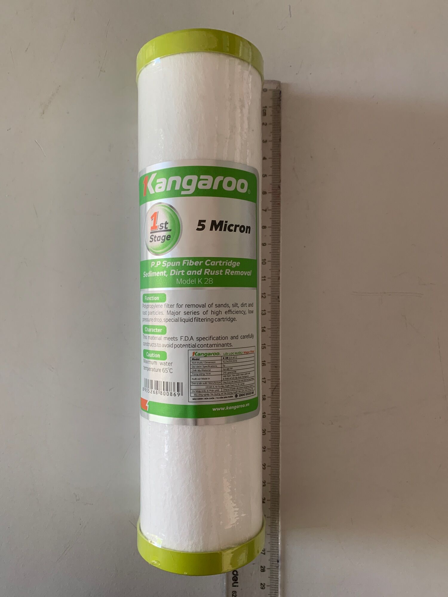Lõi lọc Kangaroo lõi số 1