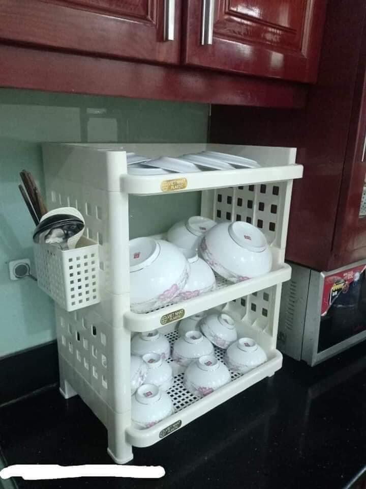 kệ úp bát 2, 3 tầng việt nhật