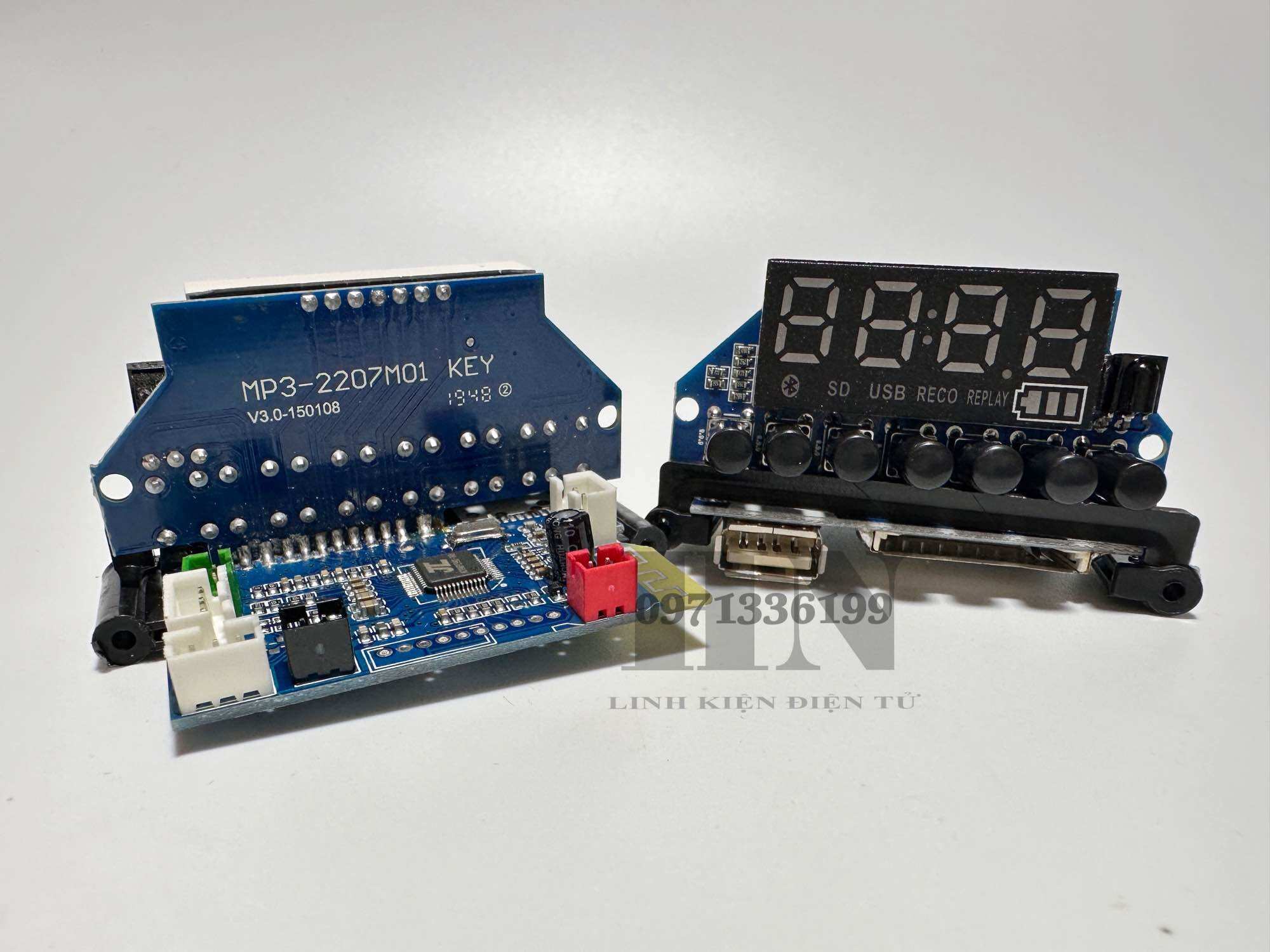 Bo mạch bluetooth / bo phím bấm bluetooth loa kéo - loa di động nguồn 5v loại lớn và nhỏ