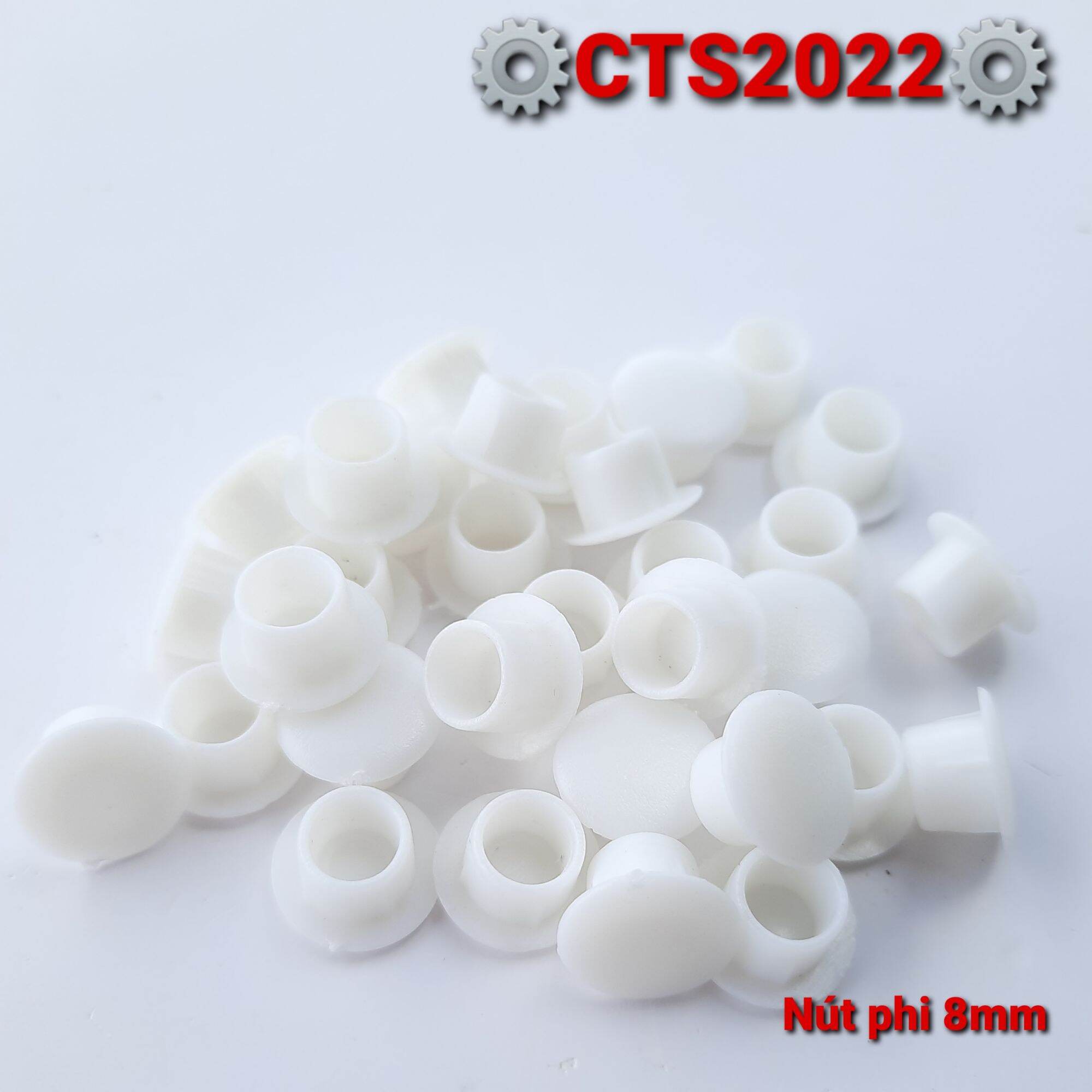 2 Nút nhựa bịt lỗ phi 8mm