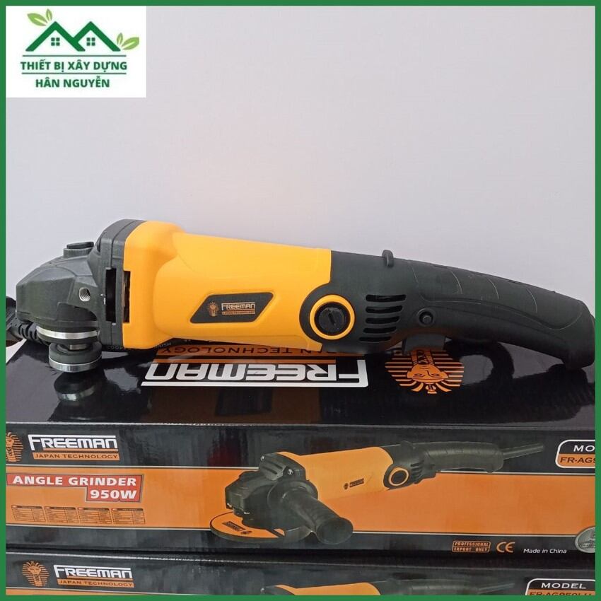 Máy cắt cầm tay Freeman FR-AG950LH công tắc bóp,lưỡi cắt 100mm,công suất 950W,máy mài góc