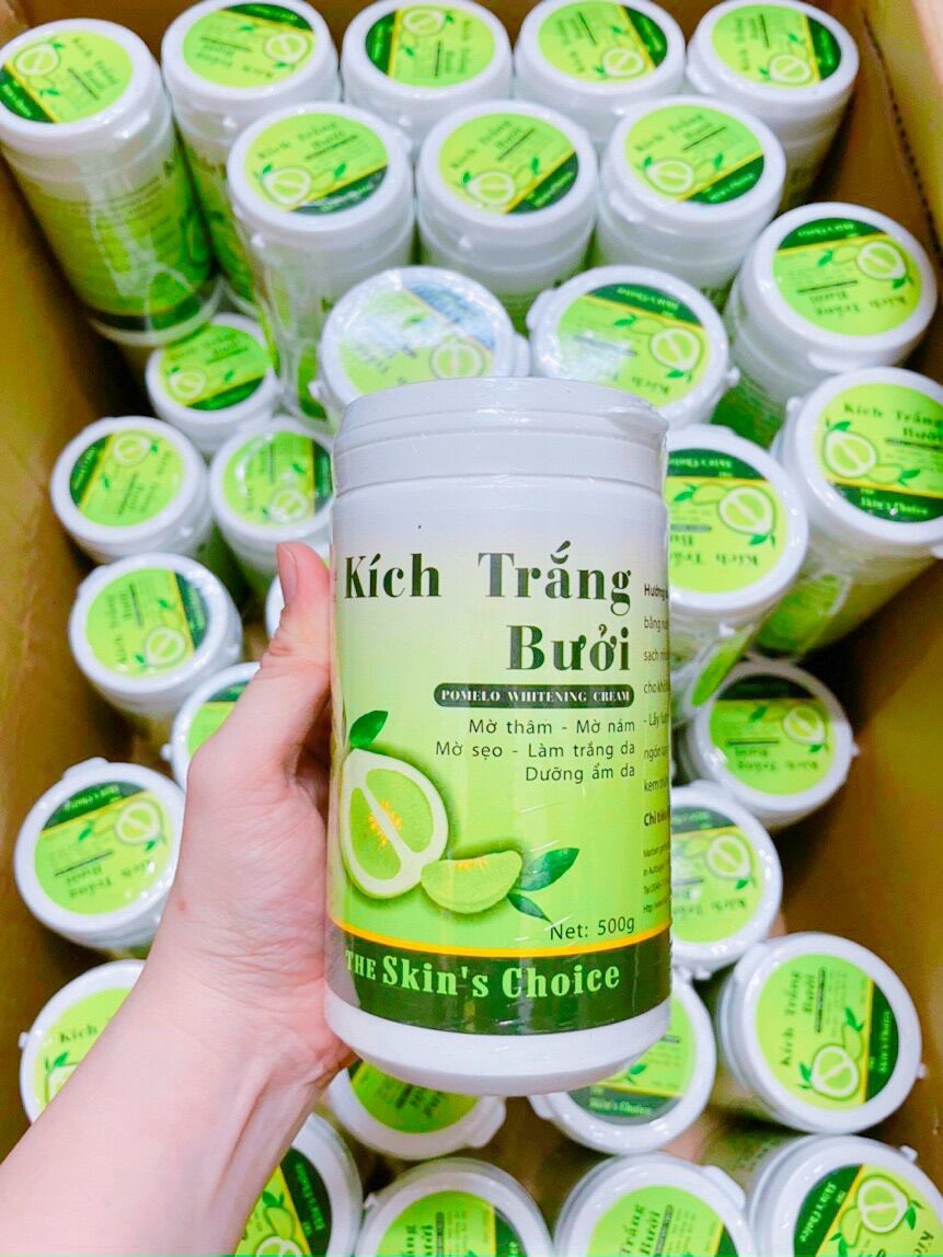 Kem kích trắng bưởi lẻ hộp lớn 500g
