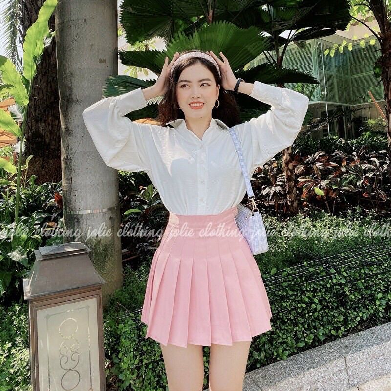 CHÂN VÁY TENNIS XẾP LY ĐẸP FROM DƯỚI 50KG
