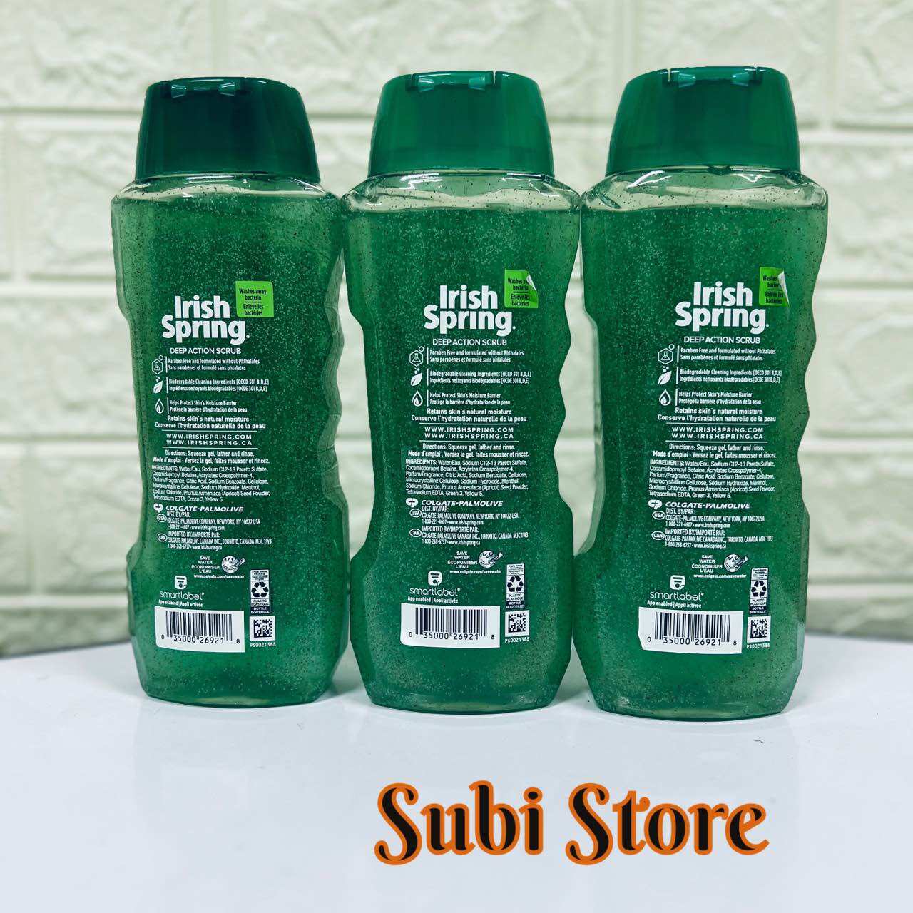 SỮA TẮM GỘI CHO NAM IRISH SPRING MỸ 532ml