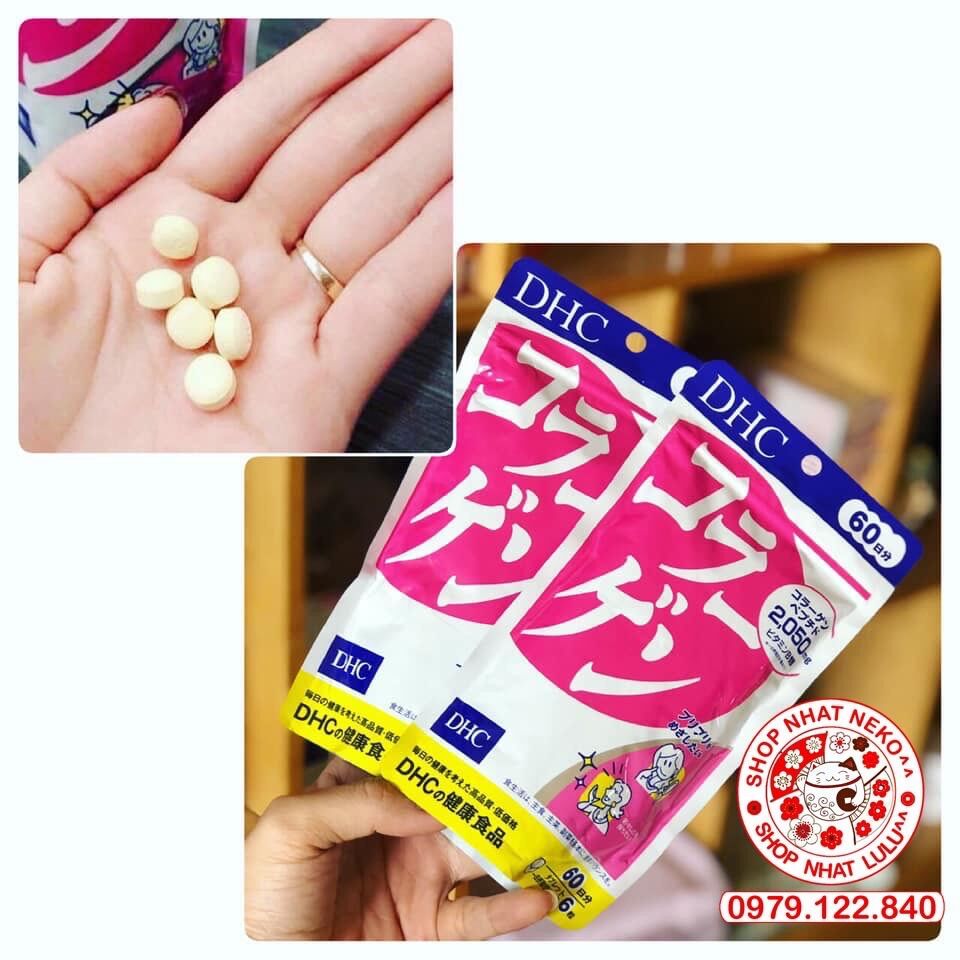 (MẪU MỚI 2021) Viên Uống Bổ Sung Collagen đẹp da DHC 360 Viên 60 Ngày Nhật Bản