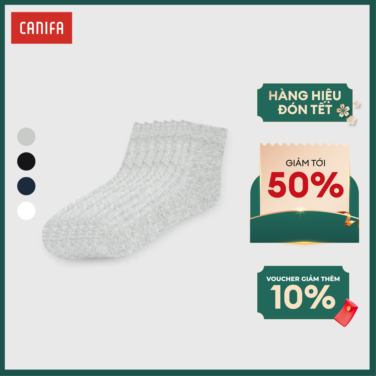Pack 3 đôi tất nam CANIFA 8AX23A015