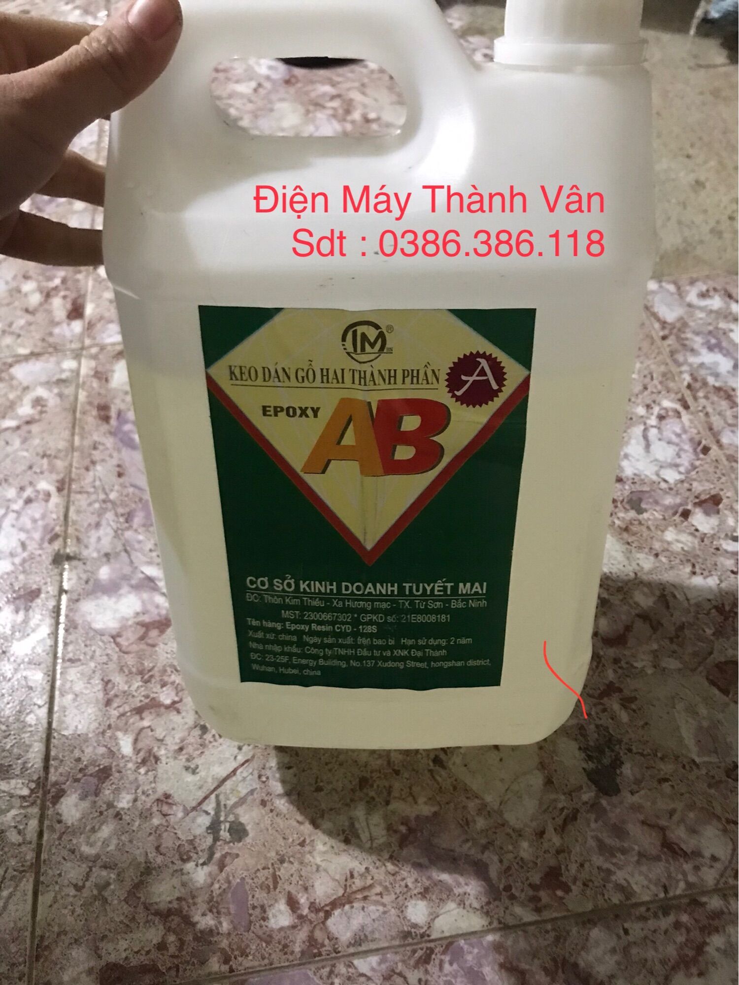 Keo AB trắng 5kg