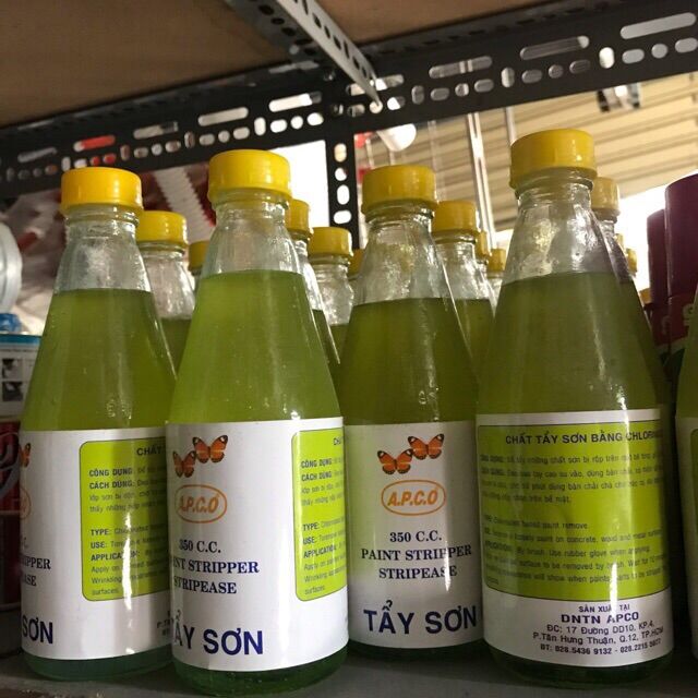 Dung dịch tẩy sơn, tẩy sơn sắt