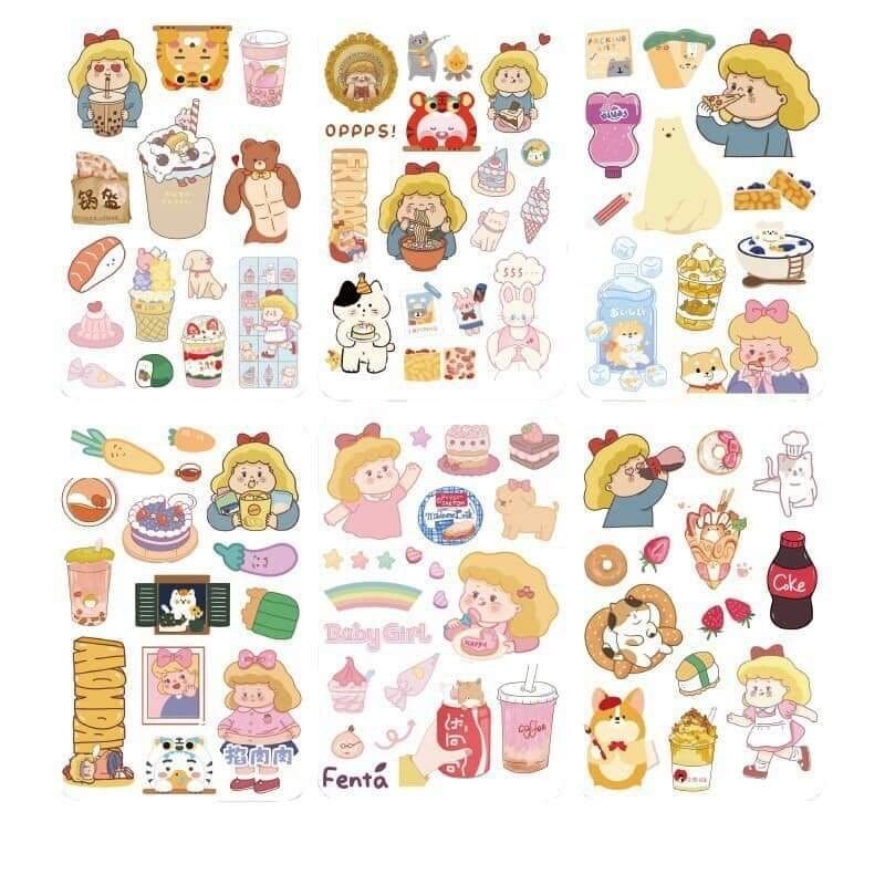 200 hình dán cute