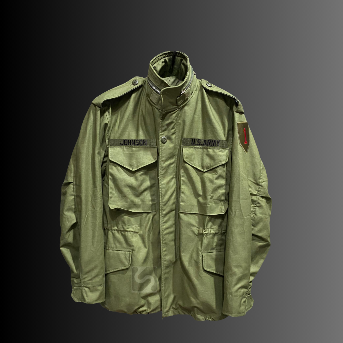 Áo M65 Field jacket  khóa nhôm màu xanh oliver OG 107