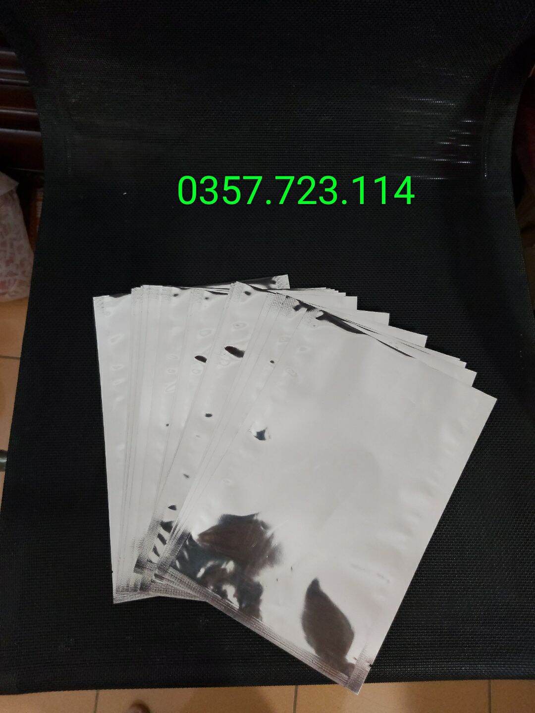 1kg túi 2 mặt bạc mỏng 3 biên