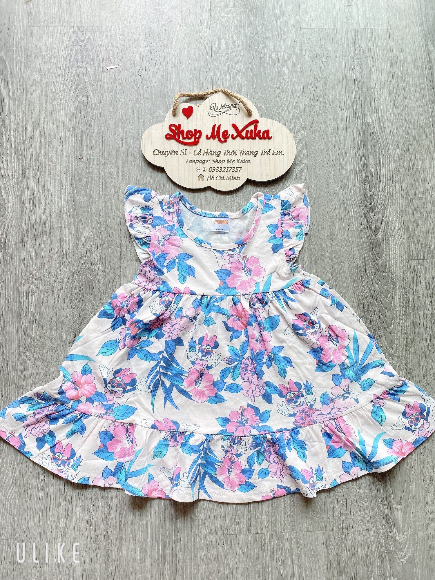 Đầm cánh tiên VNXK bé gái