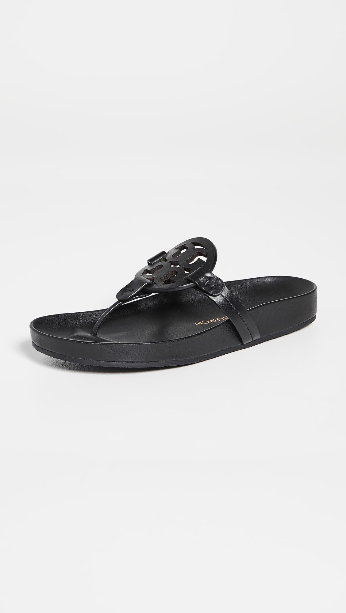 Sandals Tory Burch Miller Cloud, màu đen