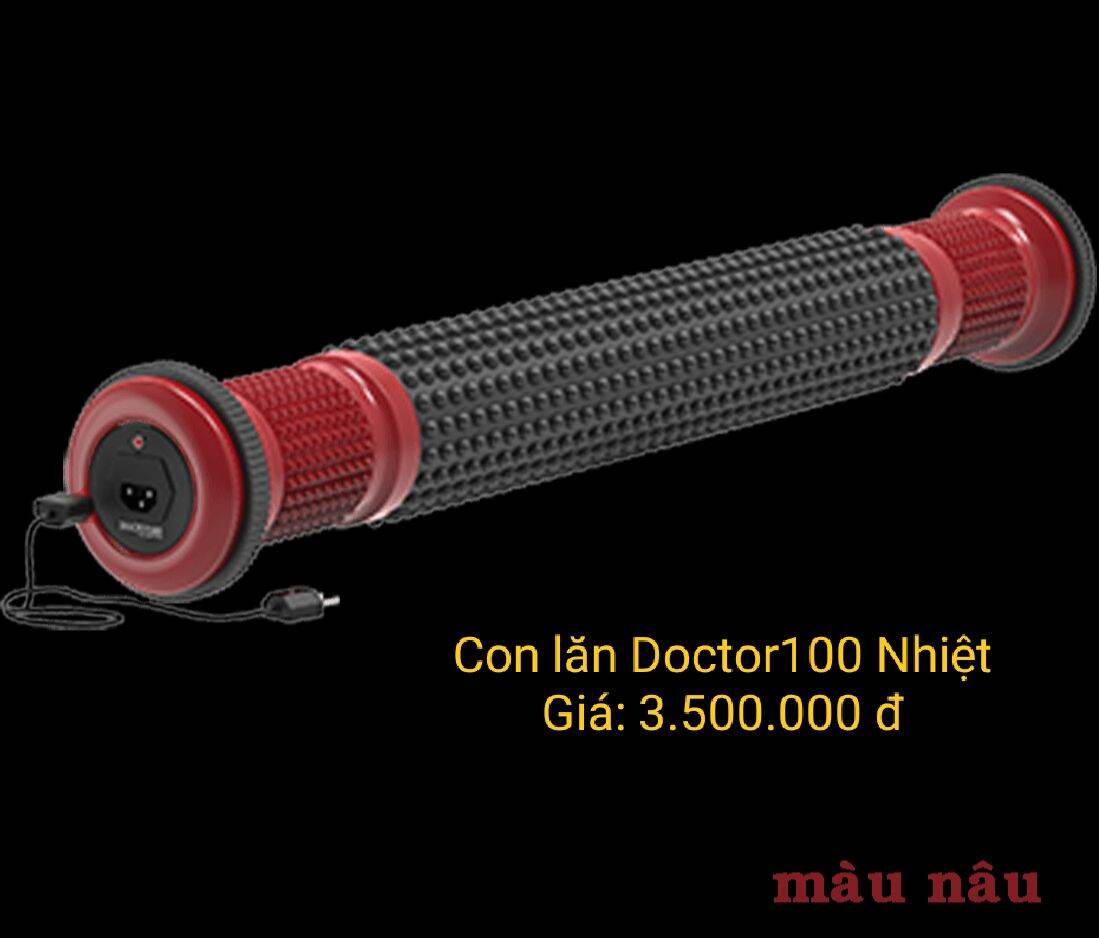 Con lăn cột sống Doctor100 Nhiệt.Con lăn massage Tự day huyệt lăn cột sống.