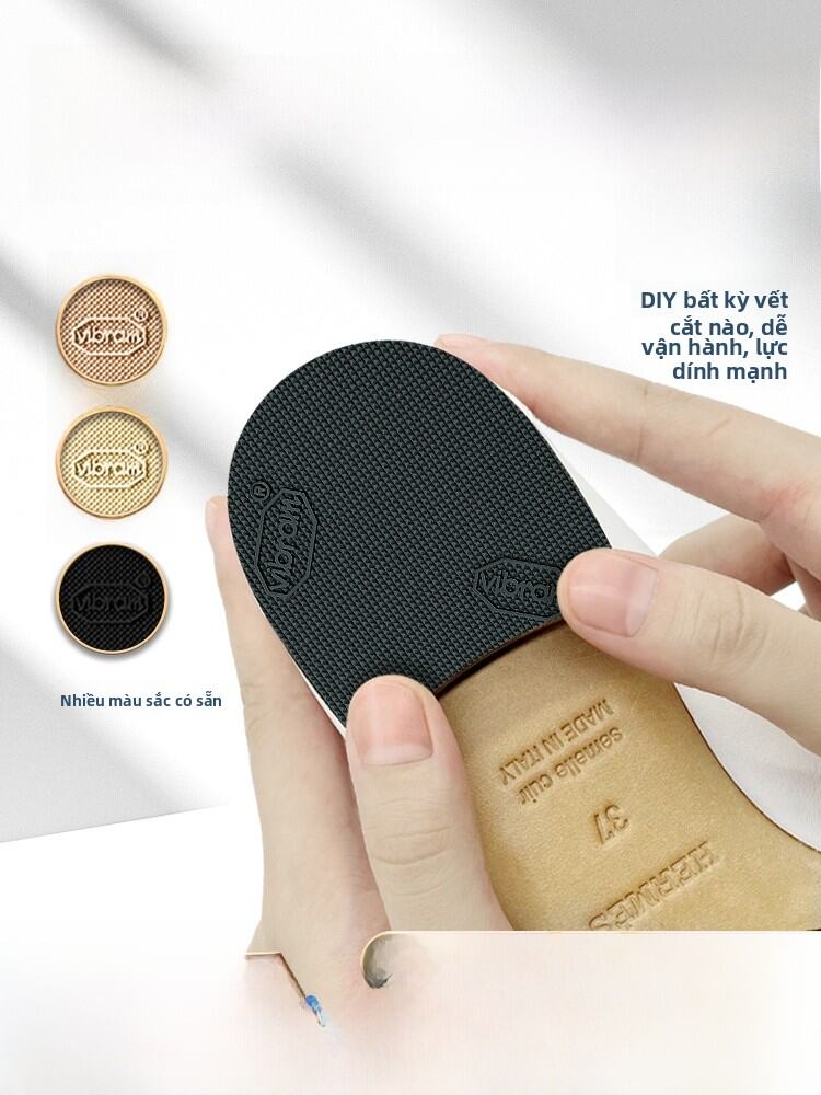 Miếng Dán Gót Giày Vibram Chống Trượt, Chống Mài Mòn, Đế Giày Bằng Da, Đế Giày Bằng Cao Su, Miếng Dá