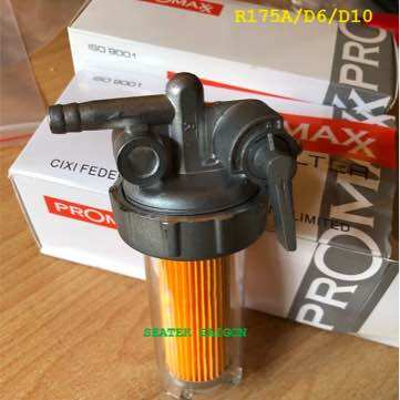 Bộ khóa dầu, lọc dầu máy nổ d6, d8, d9, d10, r175a em185, em190, r190