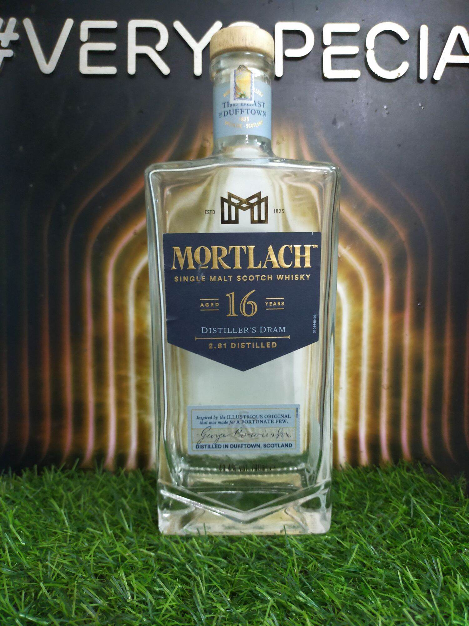 Vỏ chai Mortlach 12,16 trưng bày decor (chai rỗng)