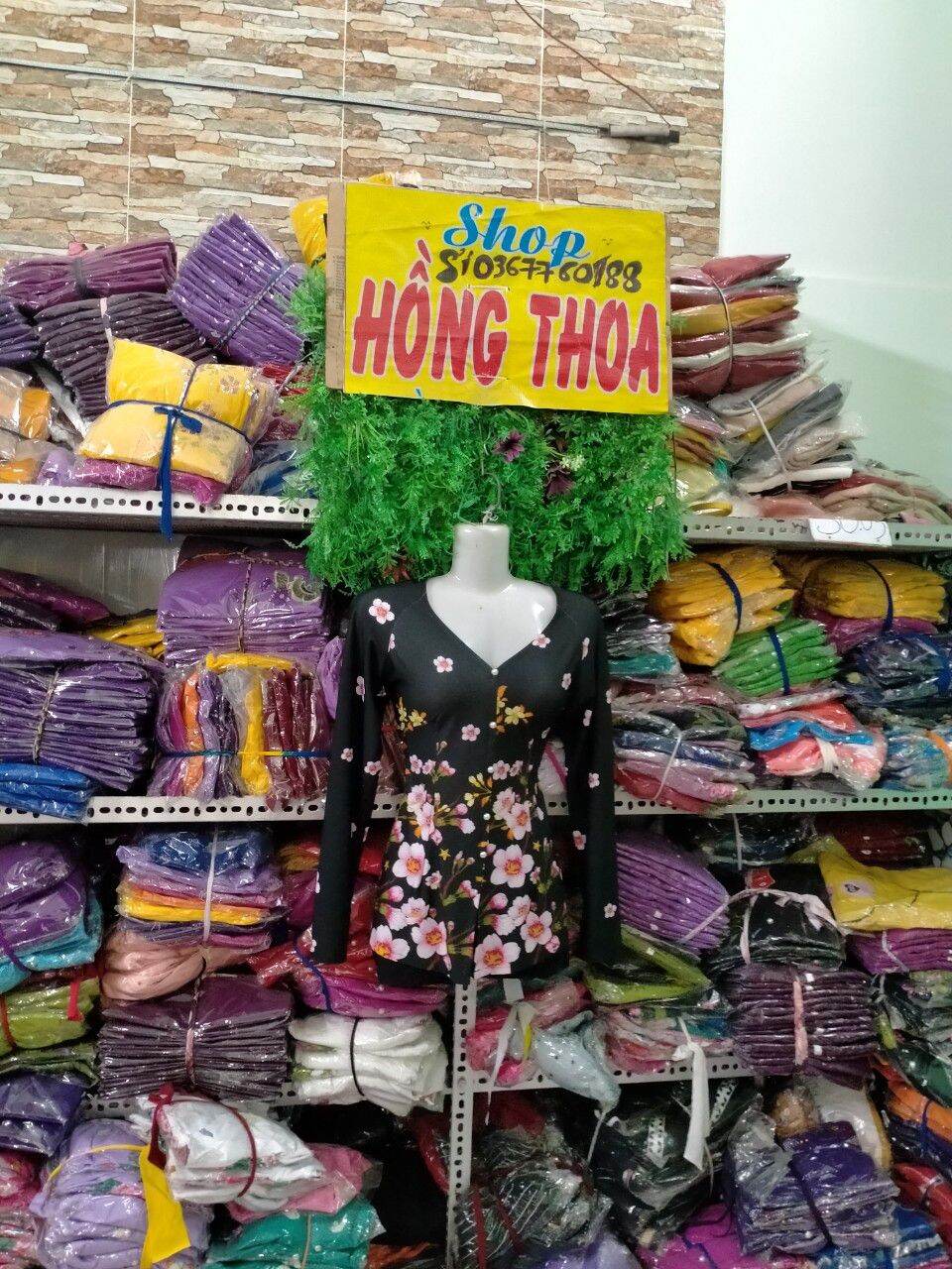 Áo bà ba in hoa 4d k có quần