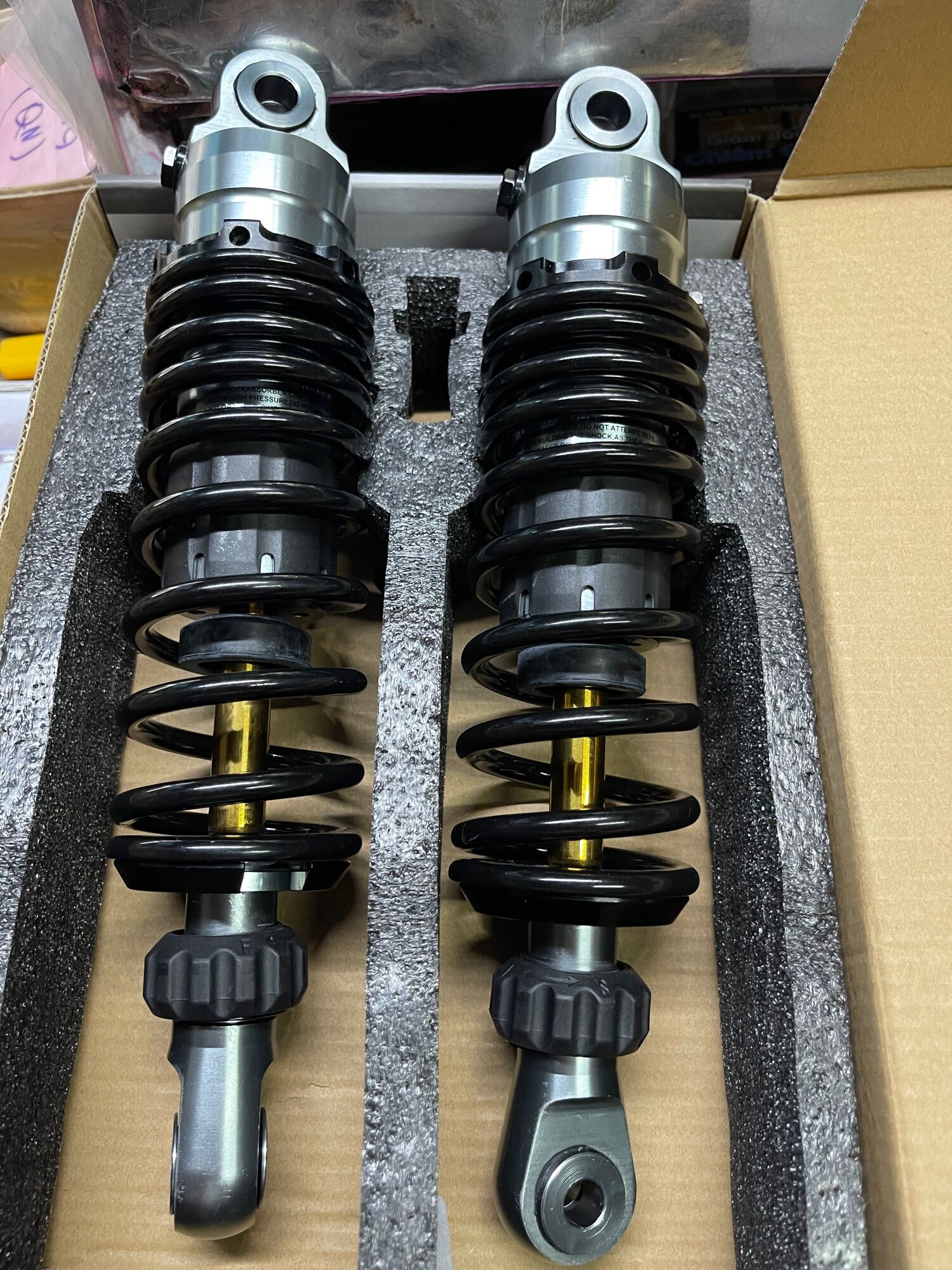 Phuộc nhún nitron ohlins gắn xe sirius taurus max cub