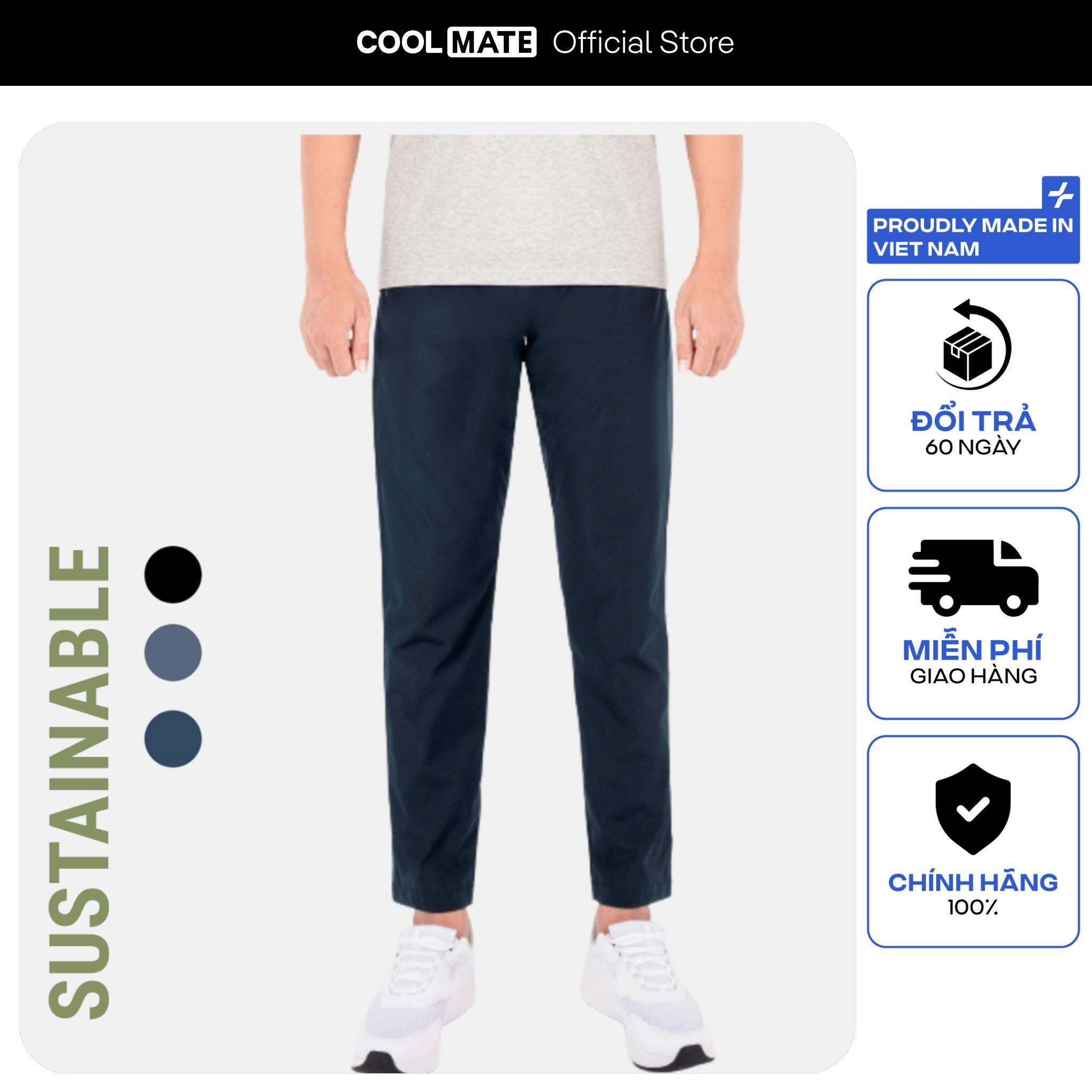 [TẶNG QUÀ ĐƠN TỪ 199K]COOLMATE - Quần dài nam Daily Pants sợi Sorona, nhuộm Cleandye - Coolmate