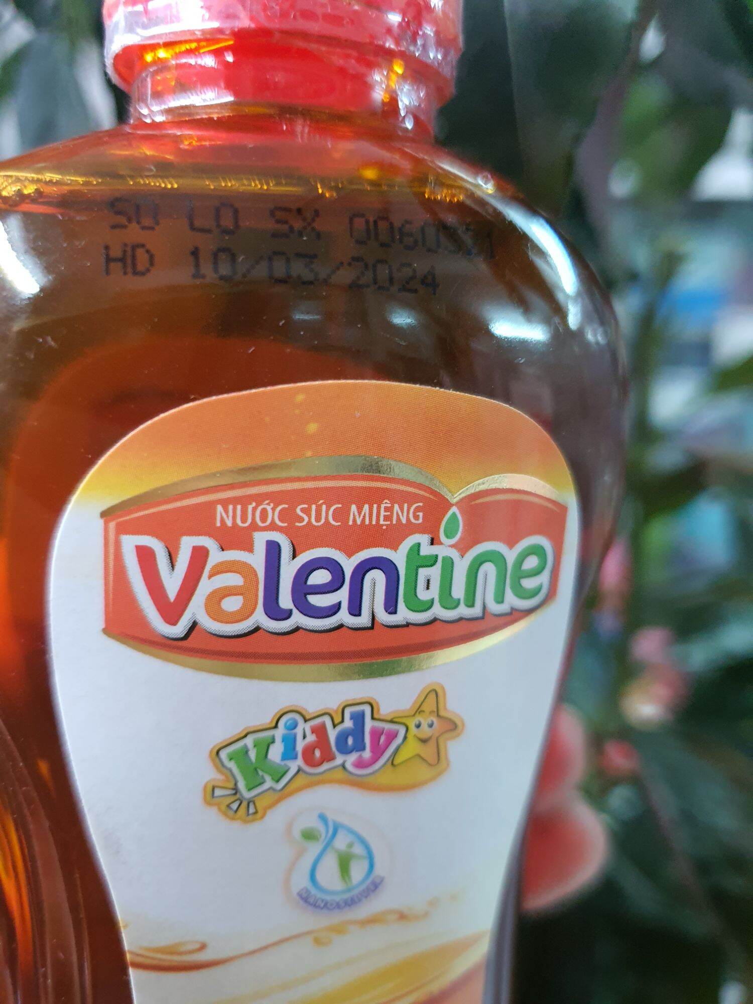 Nước súc miệng Valentine cho trẻ 250ml - Đông Anh Pharmart