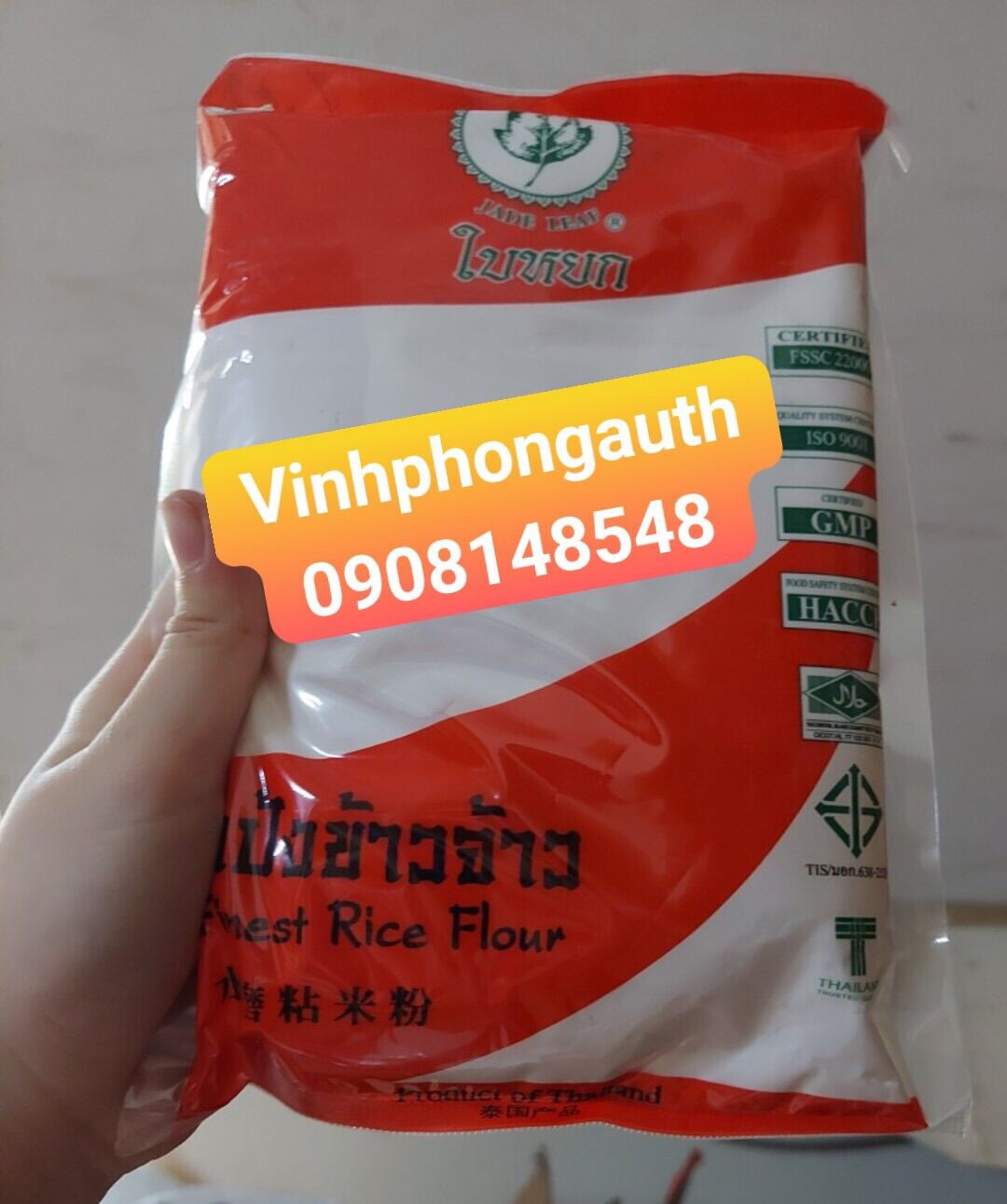 Tinh bột gạo tẻ thái lan 400gr