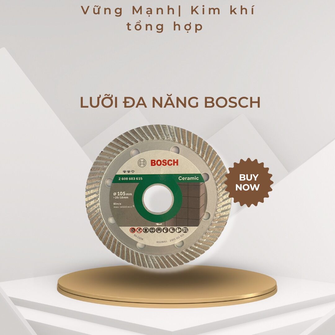 Lưỡi đa năng BOSCH 105mm cắt êm, ngọt chống rung giật