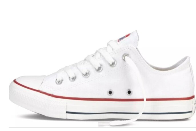 Giày thể thao conver thấp cổ trắng Nam Nữ.Giày sneaker conver Nam Nữ trắng.Giày calasstic Nam Nữ trắng.