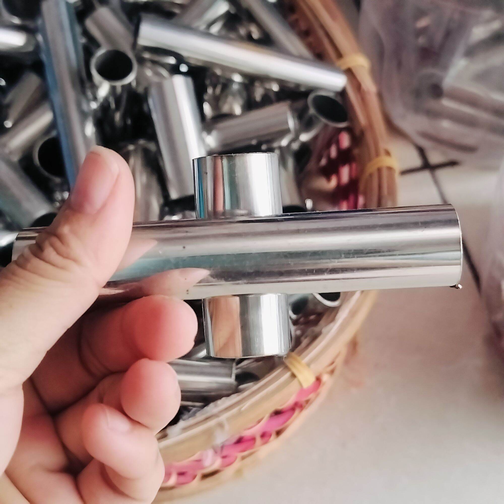 Pass inox làm diều, pass tròn chữ thập