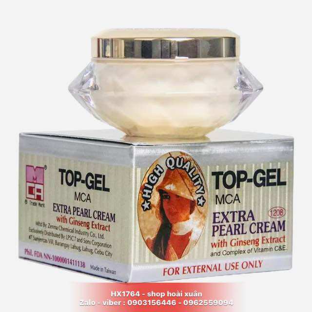 Kem dưỡng da mờ thâm nám chống lão hoá Top Gel MCA extra pearl cream - top-gel - topgel - HX1764